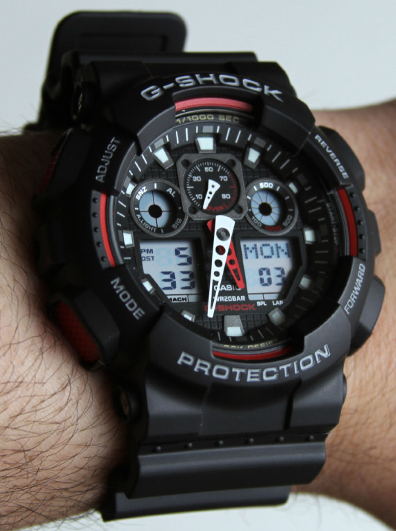 Casio G-Shock GA100 8 卡西歐G沖擊X大組合GA100手表-復刻表