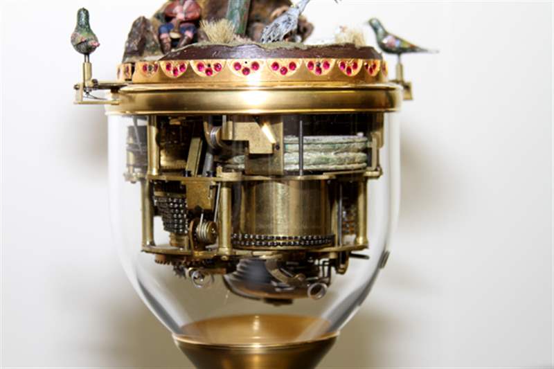 瑞士鐘表博物館中陳舊的自動(dòng)機(jī)和其他發(fā)條裝置作品-復(fù)刻表