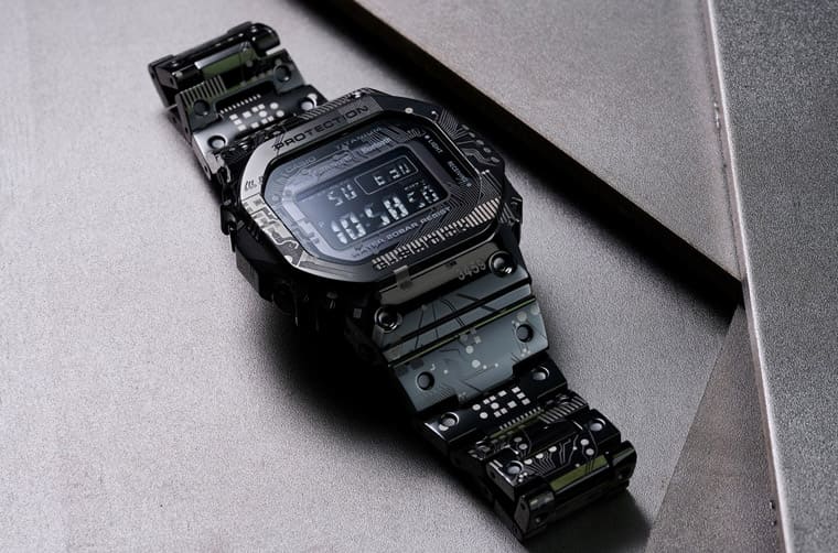 G-SHOCK全金屬GMW-B5000新增以機芯電路板為靈感的鈦合金旗艦款-復刻表