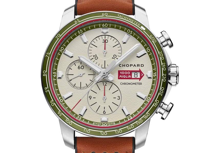 『新表』Chopard推出Mille Miglia GTS Chronograph Limited Edition Italy 2023古董車?yán)愊蘖坑嫊r碼表-復(fù)刻表