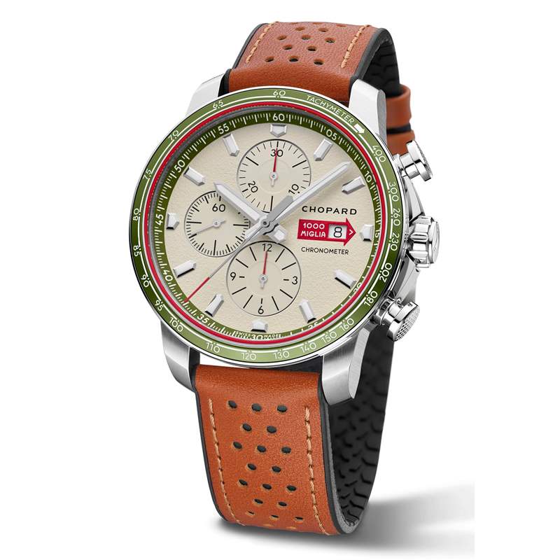 『新表』Chopard推出Mille Miglia GTS Chronograph Limited Edition Italy 2023古董車?yán)愊蘖坑嫊r碼表-復(fù)刻表