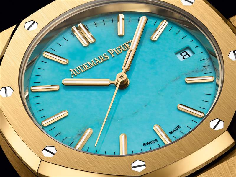 愛彼推出Royal Oak Selfwinding 37mm Turquoise Dial綠松石表盤腕表-復刻表