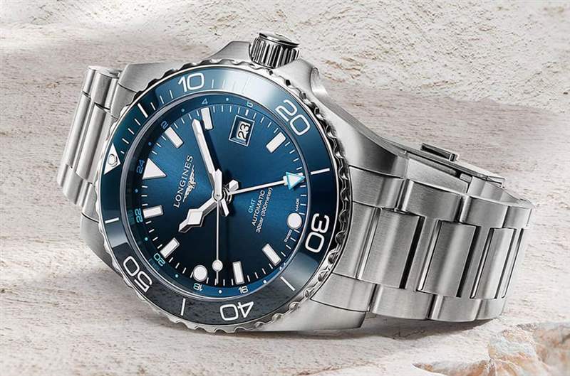 浪琴表HydroConquest深海征服者進階為兩地時間版新浪鬼-復刻表