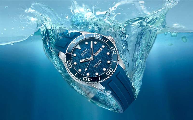 Mido推出Ocean Star 200C Ocean Blue藍色潛水腕表-復刻表
