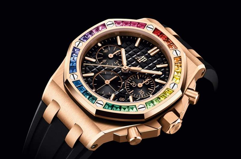 AP ROO全新計時碼表「珍稀耀眼彩虹寶石」吸引高端藏家注意-復刻表