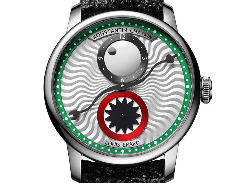 Louis Erard x Konstantin Chaykin合作推出Le Régulateur Time-Eater整時器布局腕表:獨眼怪獸-復(fù)刻表