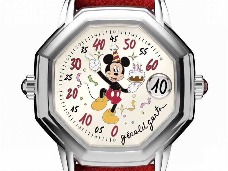 Gérald Genta推出Only Watch 2023數字跳時三問腕表:米奇的生日-復刻表
