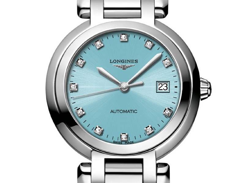 『新表』浪琴推出PrimaLuna女士腕表新作：冰藍與櫻粉-復刻表