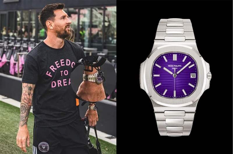 系金耶嗎？網傳足球巨星梅西戴一款 “球王專屬隱藏版” 紫色PP金鷹5811-復刻表