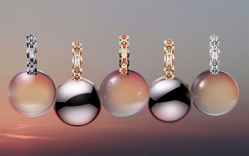 Cartier推出5枚Mécabille高級珠寶腕表:寶石滾珠與方釘元素-復(fù)刻表