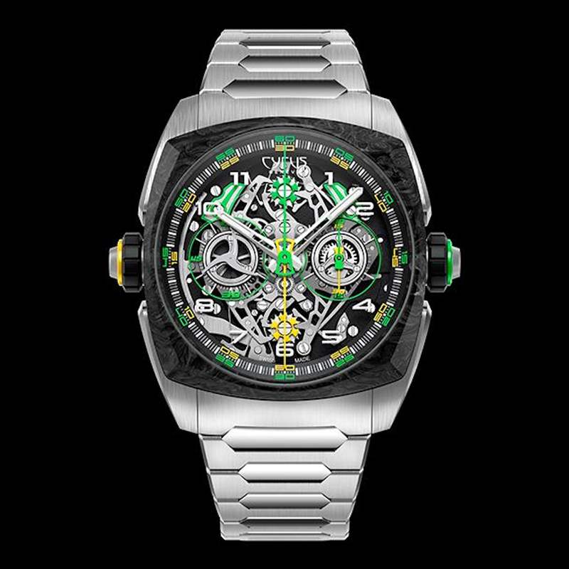 瑞士表廠CYRUS特立獨(dú)行新作大玩復(fù)雜功能可同步測量兩個(gè)時(shí)段-復(fù)刻表