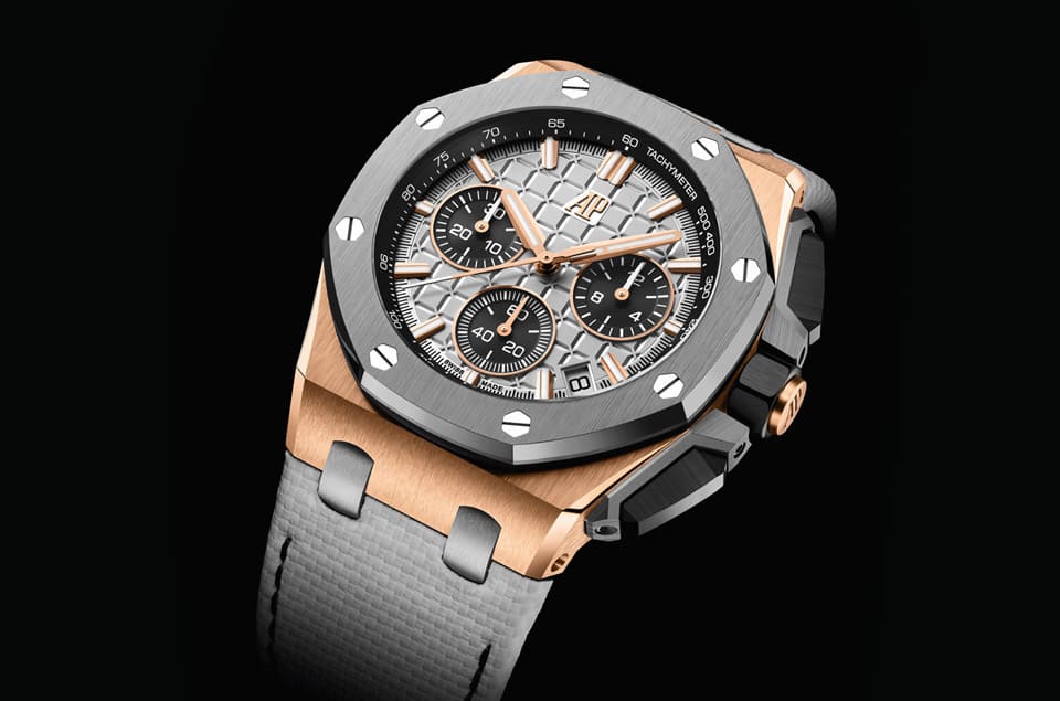 愛彼同步釋出兩款皇家橡樹離岸型自動上鏈計時碼表異材質搭配造型吸睛-復刻表