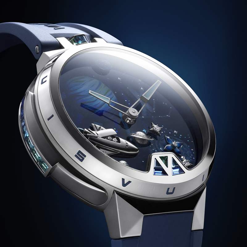 Louis Vuitton推出Tambour Jacquemart Minute Repeater 200 Years三問報時腕表：太空漫游-復刻表