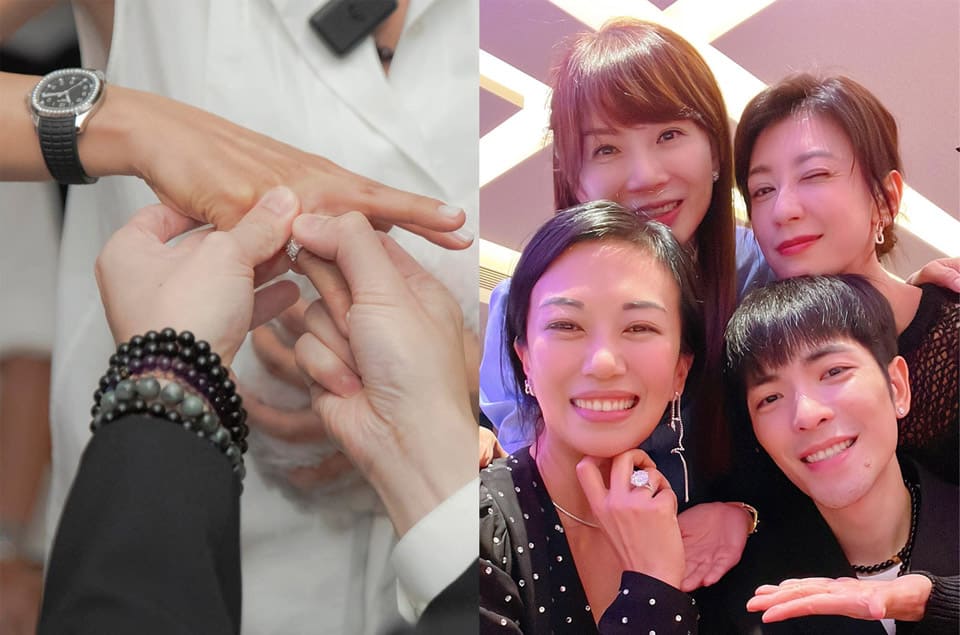 蕭敬騰向經(jīng)紀(jì)人Summer求婚成功PP夯表、破億鉆戒真情露出-復(fù)刻表