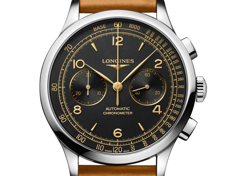 浪琴推出Record Heritage復古風格計時碼表:四十年代靈感 浪琴推出Record Heritage復古風格計時碼表:四十年代靈感-復刻表