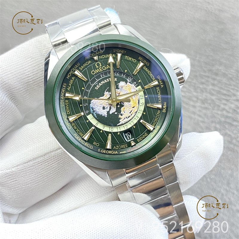 VS廠海馬綠盤世界時怎么樣,VS廠歐米茄世界時綠盤細(xì)節(jié)對版嗎-復(fù)刻表