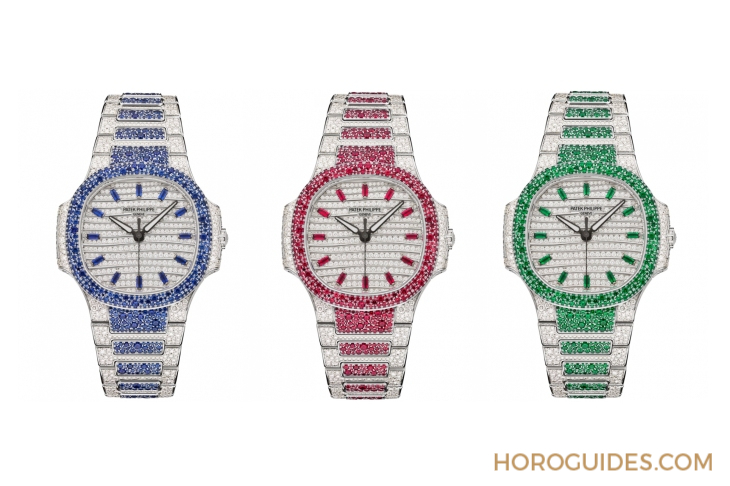 Ladies First！百達翡麗最新Aquanaut Luce「彩虹」三問表與Nautilus織紋復合表帶-復刻表