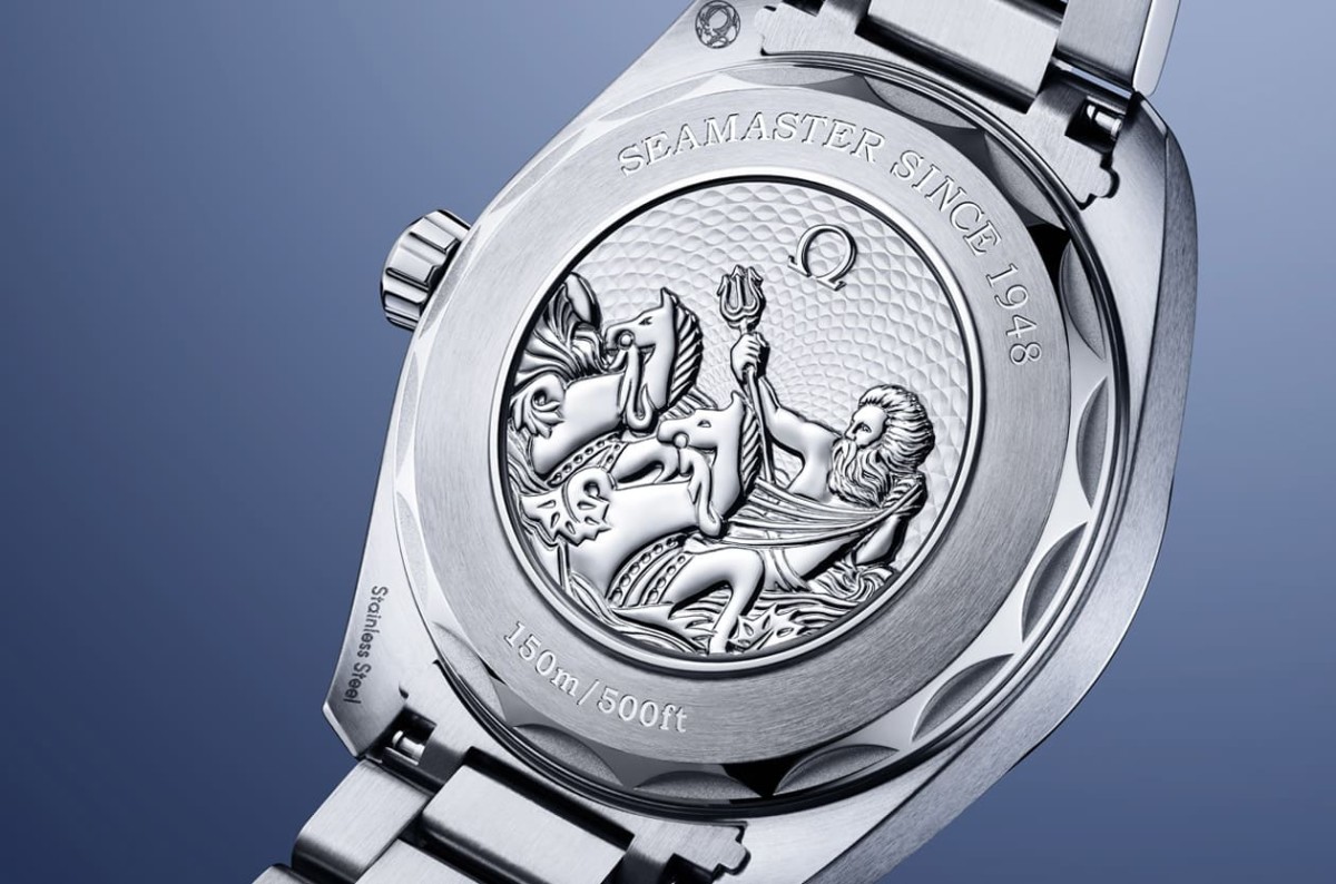 歐米茄海馬75周年必?cái)∏鍐巍赶娜账{(lán)色」面盤Aqua Terra世界時(shí)區(qū)出國(guó)超實(shí)用-復(fù)刻表