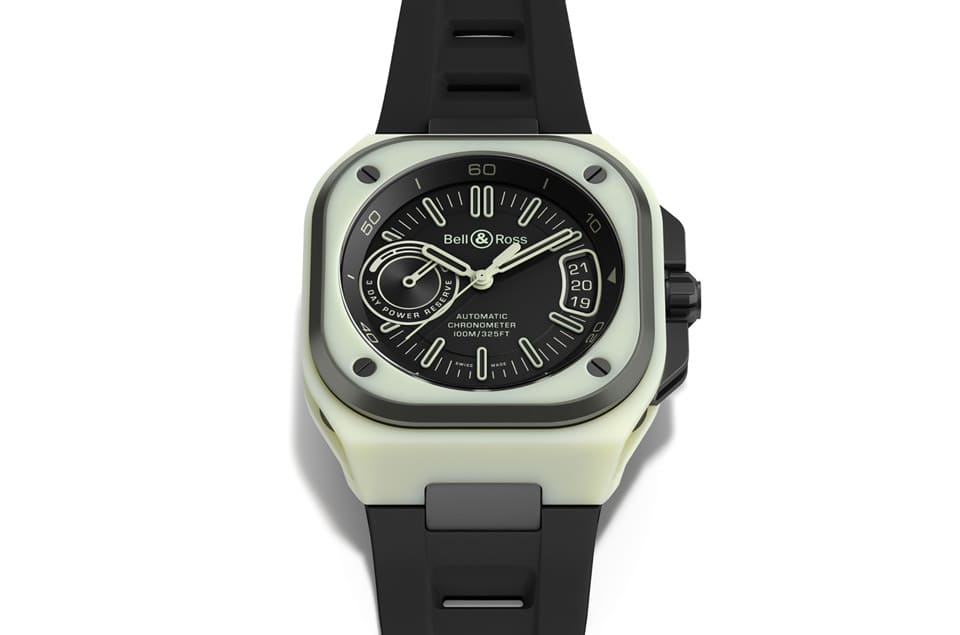 柏萊士夜光系列BR-X5 Green Lum再進化整枚表殼都會發出綠光-復刻表