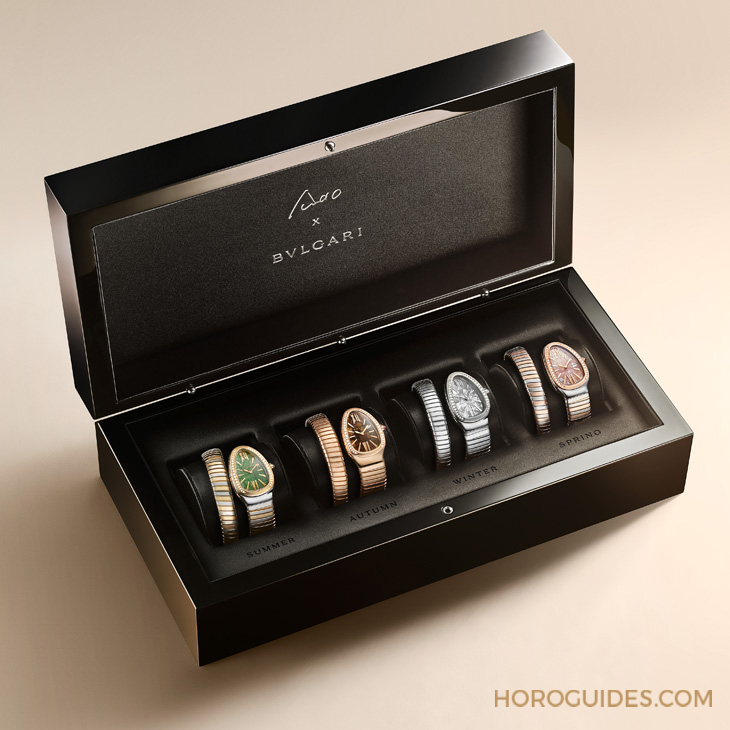 安藤忠雄為Serpenti出手了、全球最薄陀飛輪機芯黑化上陣｜BVLGARI W&W 2024速覽-復刻表