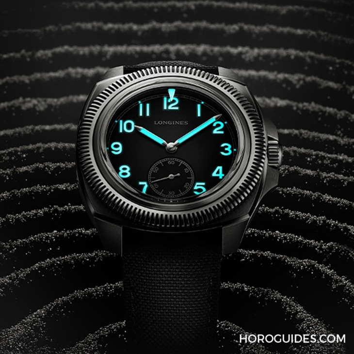 浪琴24年推出Pilot Majetek限量版五級鈦金屬手表-復(fù)刻表