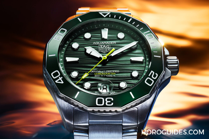 潛水猛將升級！ TAG HEUER推出全新Aquaracer Professional 300日期腕表與GMT腕表-復(fù)刻表