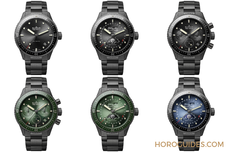 寶珀首配陶瓷煉帶|Fifty Fathoms Bathyscaphe系列全面新生著裝-復刻表