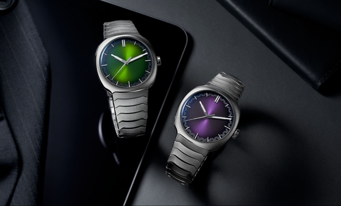 青龍升級回歸、夢幻紫色同步亮相|H. MOSER & CIE. Streamliner Centre Seconds Matrix Green-復刻表