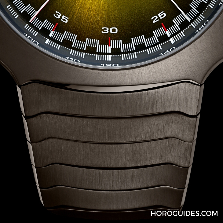 H. MOSER & CIE - STREAMLINER - 6907-1201 - 紅黃雙杰，競速新章|H. MOSER & CIE.推出Streamliner自動飛返計時秒表Alpine限量版