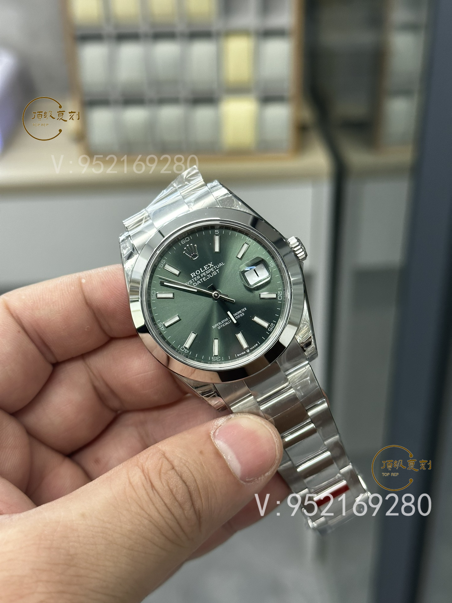 VS廠勞力士日志系列3235薄荷綠腕表:色彩與工藝的雙重革新-復(fù)刻表