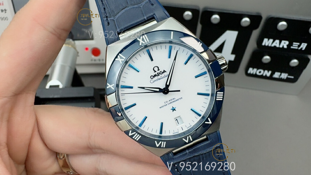 VS廠歐米茄第五代星座藍圈白面腕表:精致復刻與性能評測-復刻表