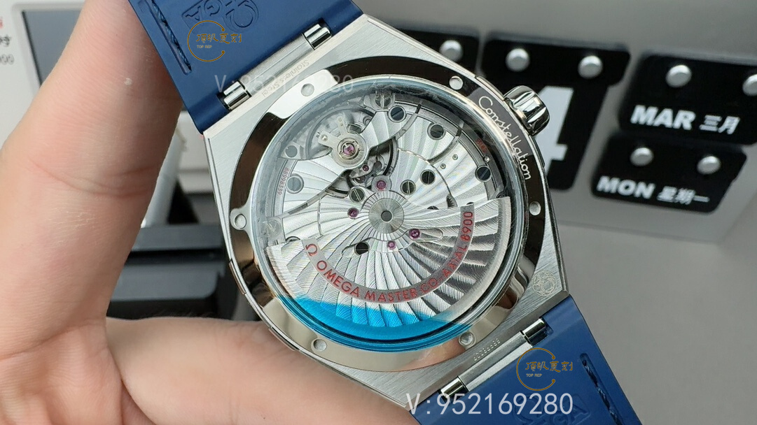 VS廠歐米茄第五代星座藍圈白面腕表:精致復刻與性能評測-復刻表
