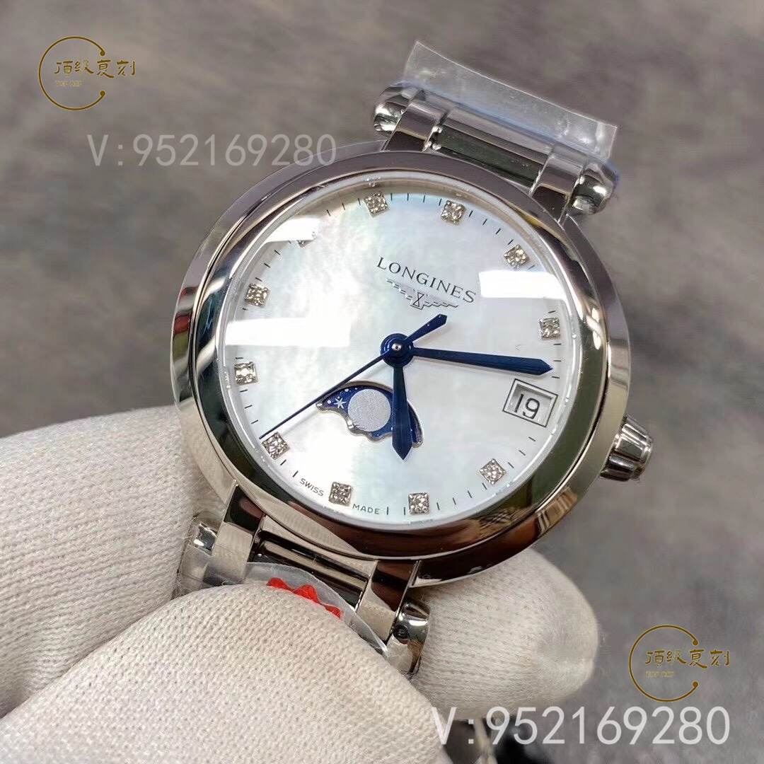 KL工廠浪琴心月女表復刻版深度評測:璀璨優雅,細節至上-復刻表