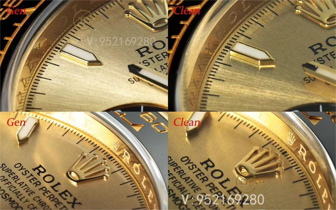 C廠Clean廠余文樂4131一體機真假對比,C廠勞力士余文樂對比正品評測-復刻表