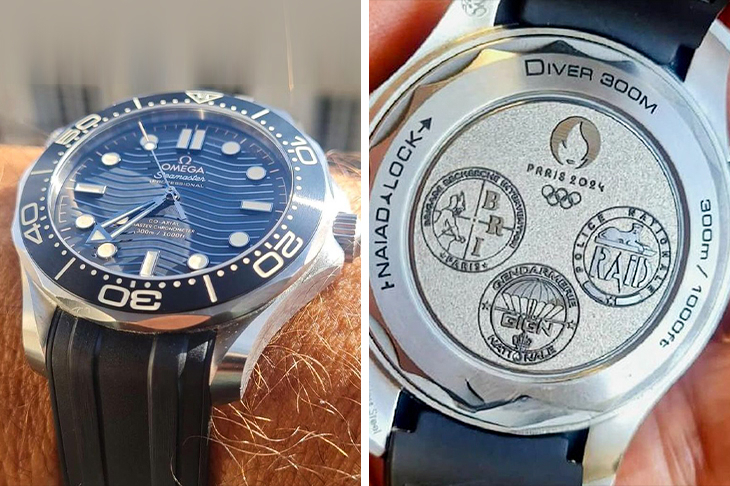 OMEGA - SEAMASTER - 210.30.42.20.03.002 - 007手腕再次提前曝光新作？ 巴黎奧運會謎樣的OMEGA Seamaster黑面無日期款