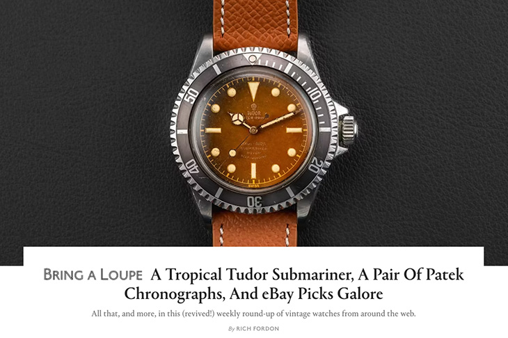 Hodinkee創辦人發文，鐘表媒體平臺在這個時代的生存之道有解嗎？-復刻表