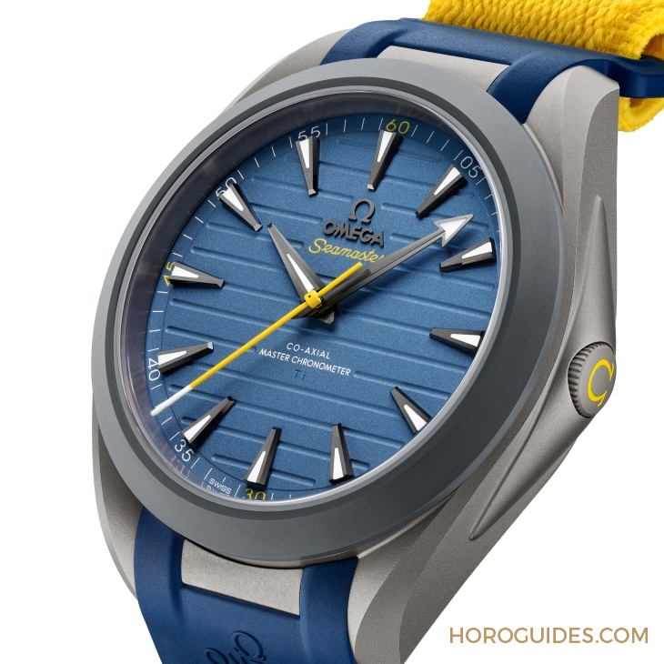 OMEGA - SEAMASTER - 220.92.41.21.03.002 - 超輕鈦金！ OMEGA為奧運(yùn)金牌得主Armand Duplantis推出新款Seamaster Aqua Terra Ultra Light