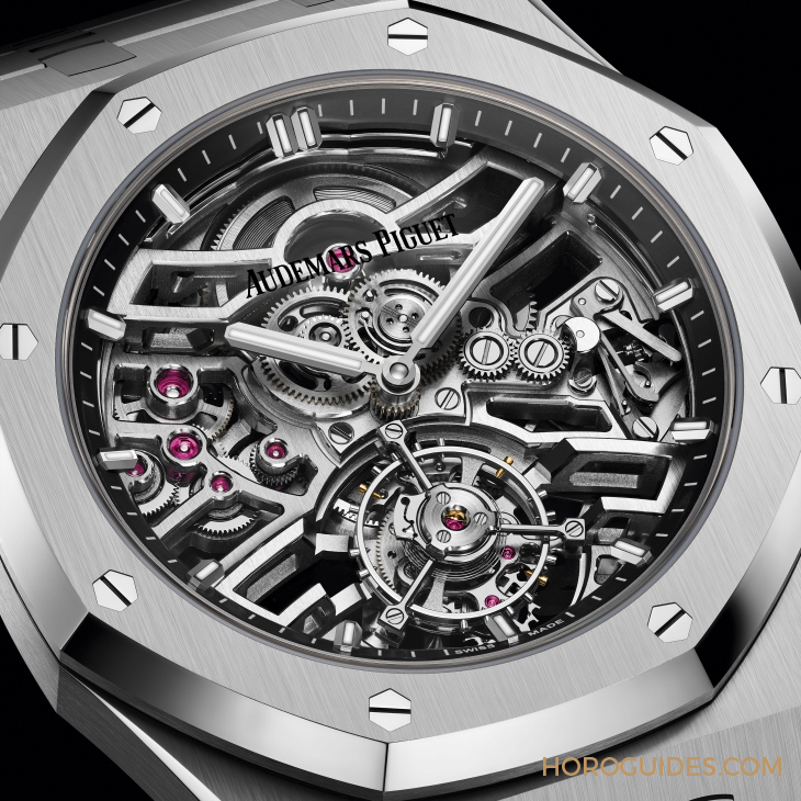 愛彼Royal Oak自動上鏈飛行陀飛輪鏤空腕表:技術(shù)與藝術(shù)的融合-復(fù)刻表